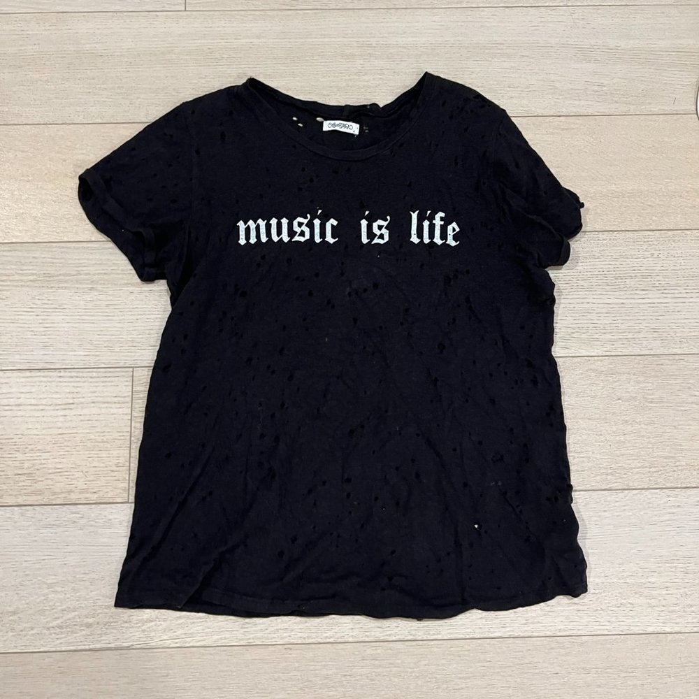 Lauren Moshi Music Is Life Bess Tee